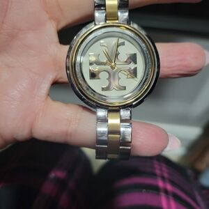 Tory Burch Silver and Gold Women's Watch